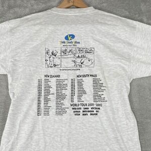 Kevin Bloody Wilson Shirt Mens XL Gray World‎ Tour 2001 Comedy Graphic Tee